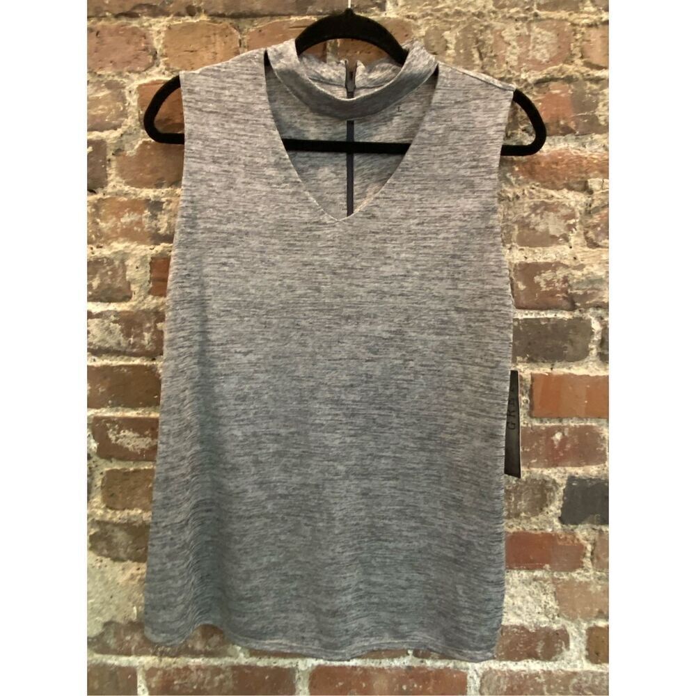Ruff Hewn Grey IVP Tank Cut Out Top in Foil Grey Women’s SZ Large NWT